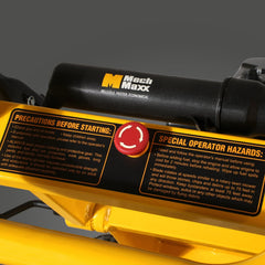 SGR1500 stump grinder operator precautions and safety label